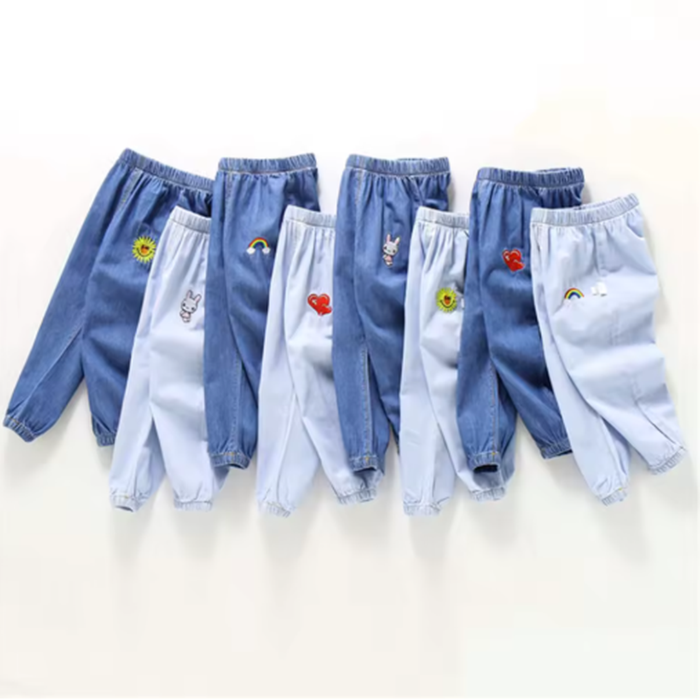 Kids Embroidered Jeans. Everyday Comfort