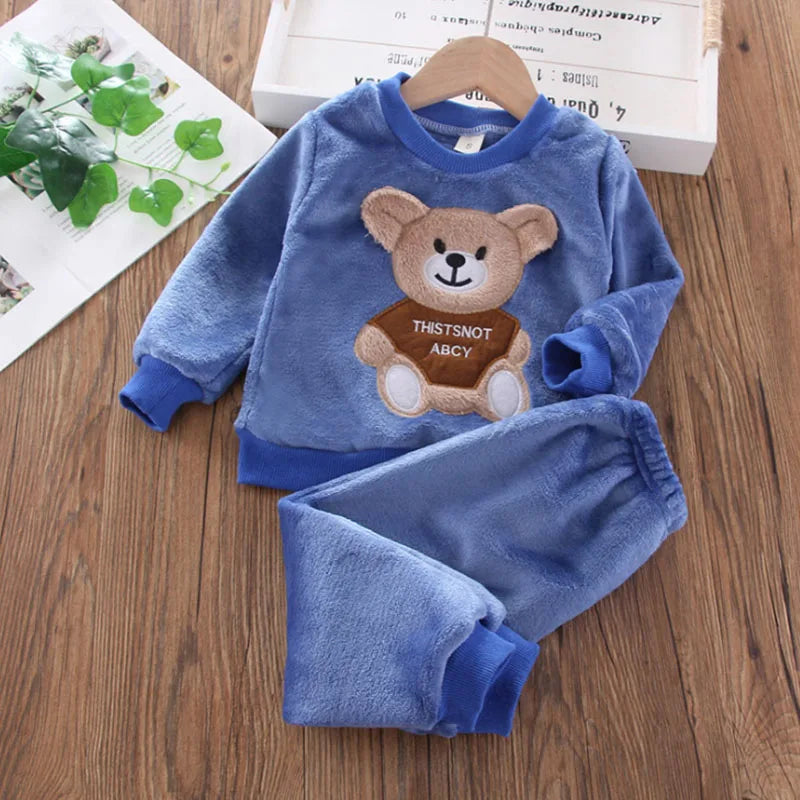 Teddy Winter Cozy Set – Plush Fleece Outfit for Little One