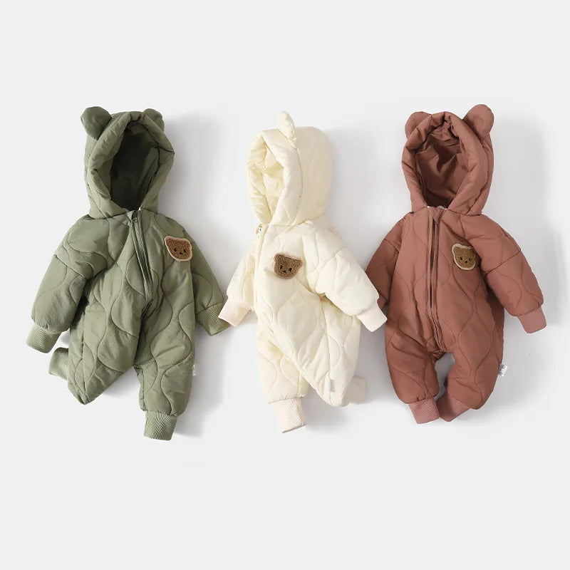 ﻿ The Luxury Fleece-Lined Bear Snowsuit