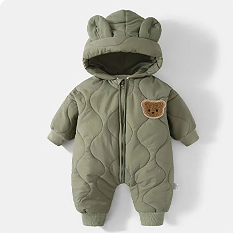﻿ The Luxury Fleece-Lined Bear Snowsuit
