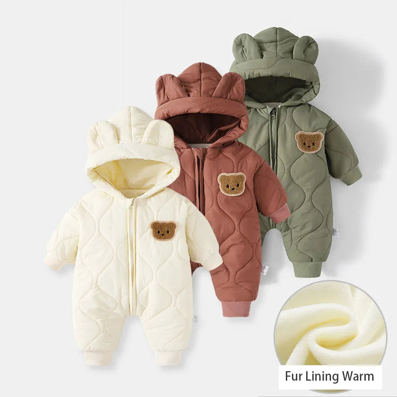﻿ The Luxury Fleece-Lined Bear Snowsuit