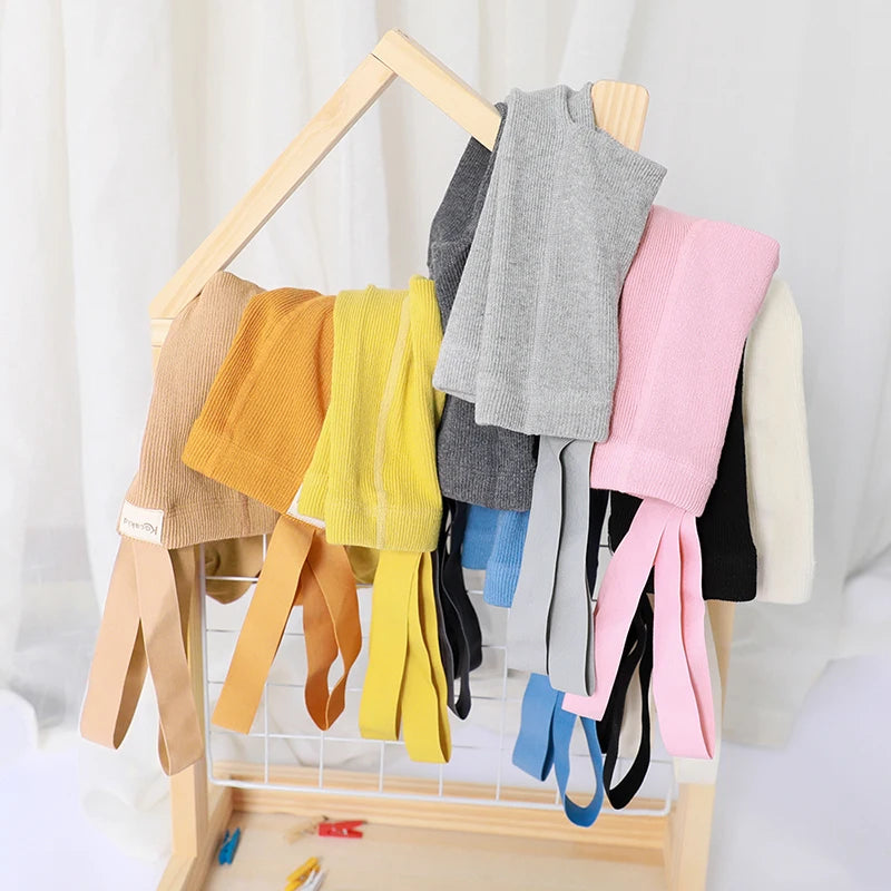 Baby Ribbed Tights with Braces