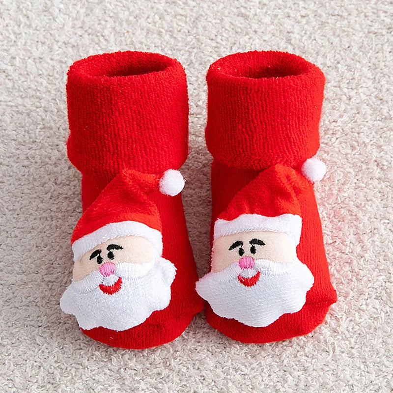 CozyChristmas™ Baby Booties
