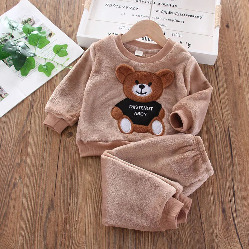 Teddy Winter Cozy Set – Plush Fleece Outfit for Little One