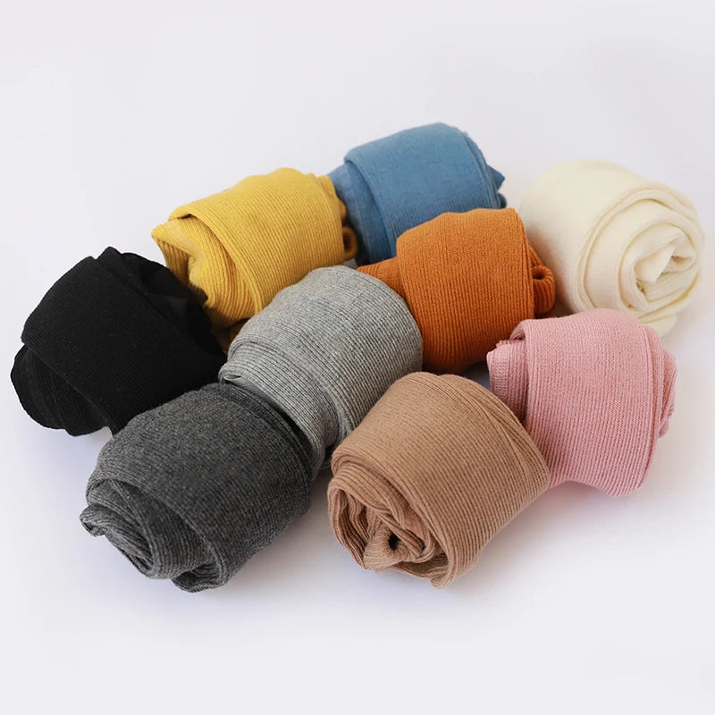 Baby Ribbed Tights with Braces