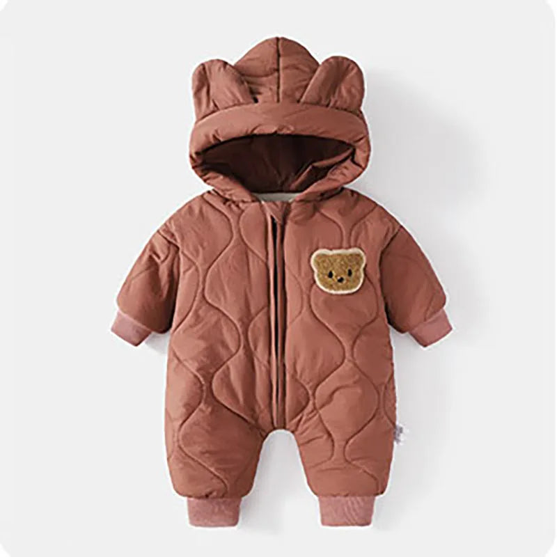 ﻿ The Luxury Fleece-Lined Bear Snowsuit