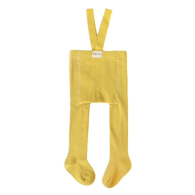 Baby Ribbed Tights with Braces